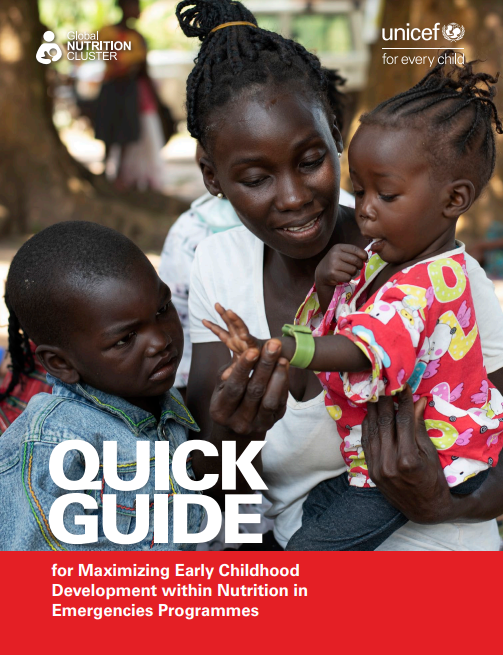 Quick Guide for Maximizing Early Childhood Development within Nutrition